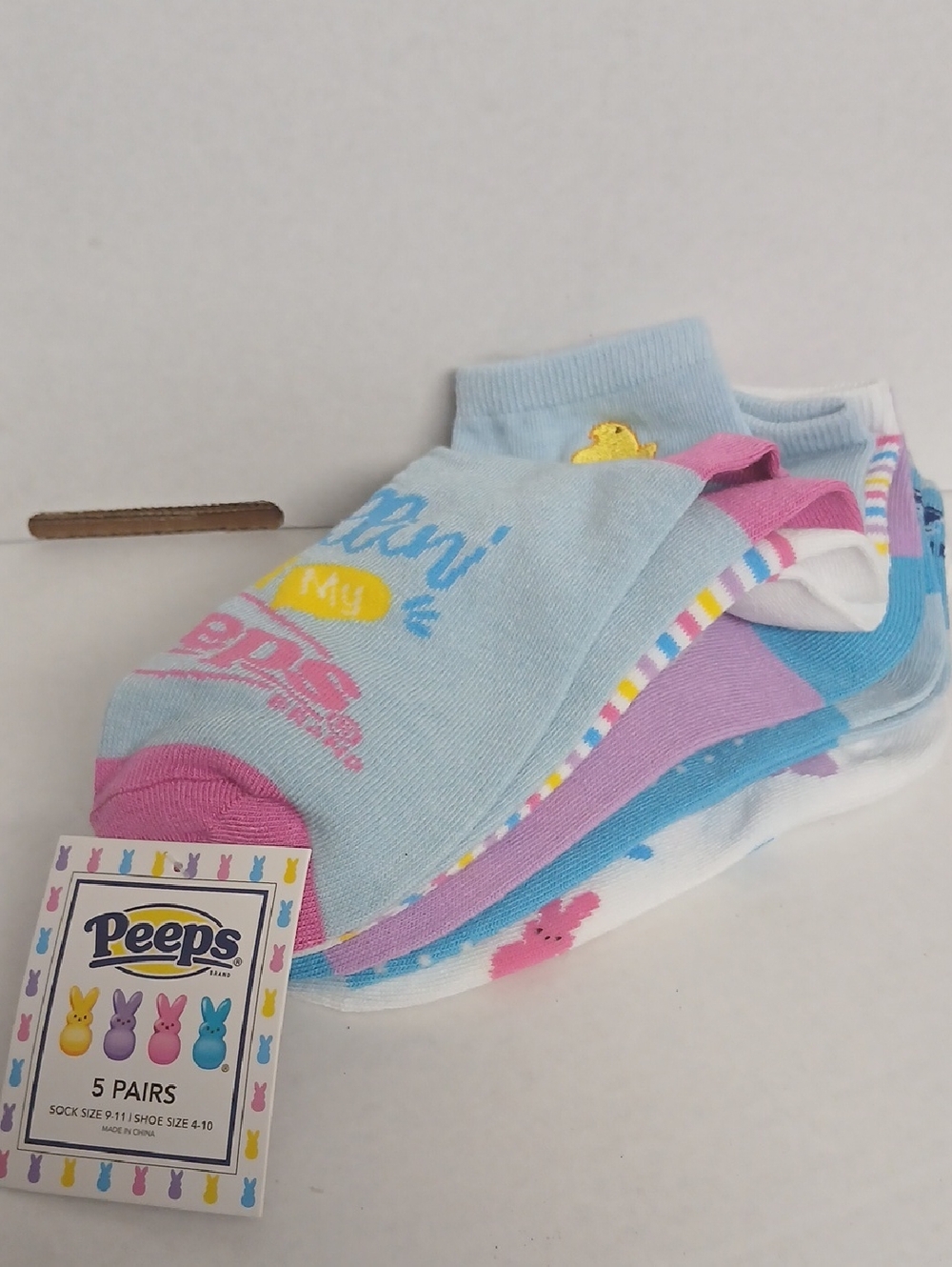 Peeps Women socks 5 pack nwt